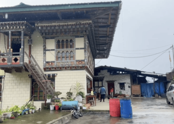 Monsoon rains offer relief after water supply breakdown in Saling Gewog, Monggar